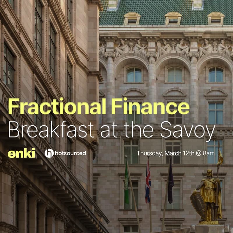 Cover Image for Fractional Finance Breakfast at the Savoy