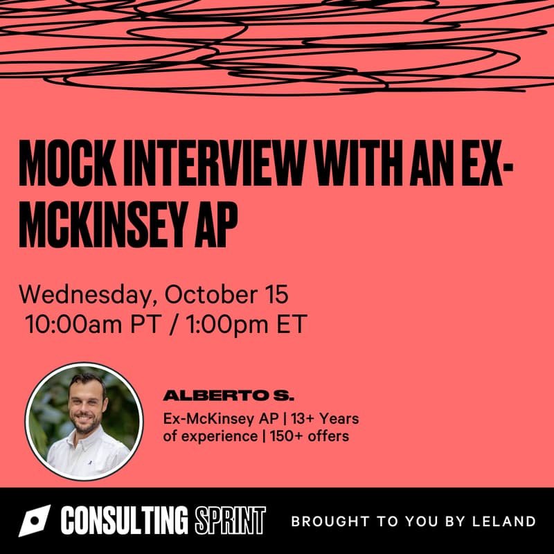 Cover Image for Mock Interview with an Ex-McKinsey AP