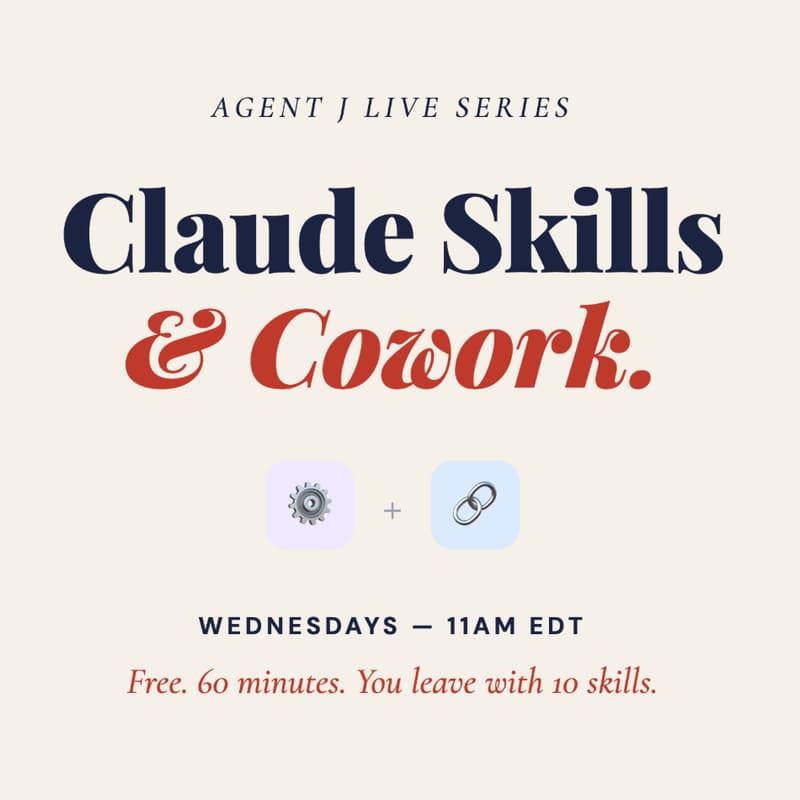 Cover Image for How I Use Claude Skills & Cowork for LinkedIn (Free Live Workshop)