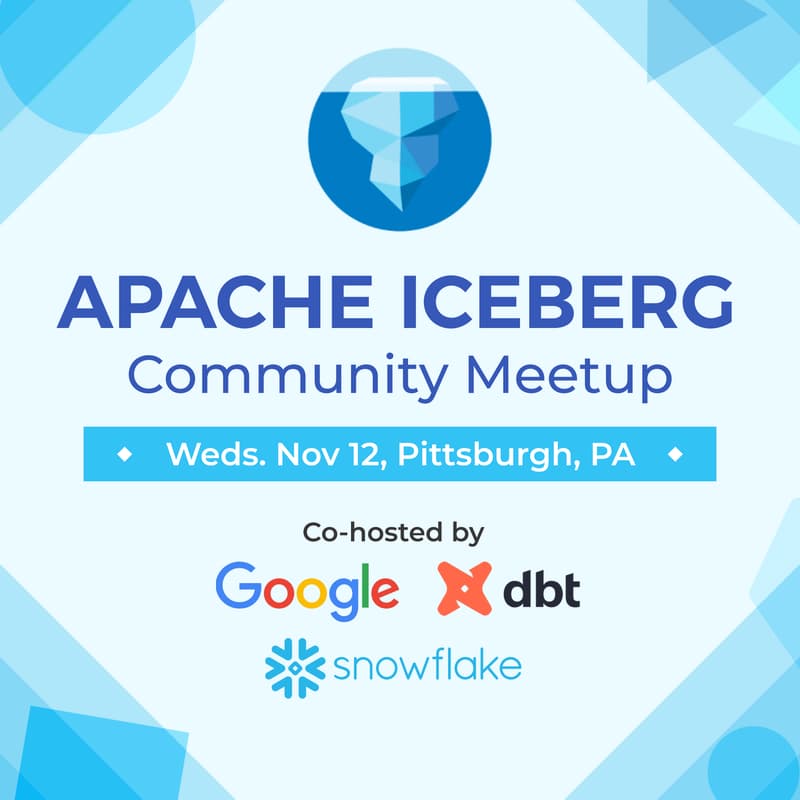 Cover Image for Apache Iceberg™ Meetup Pittsburgh