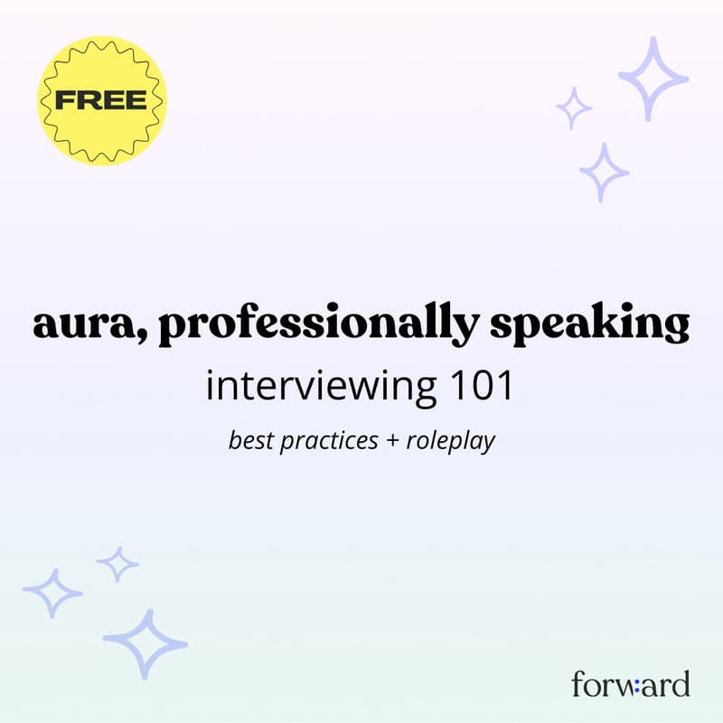 Cover Image for how to increase aura, professionally speaking (interviewing 101)