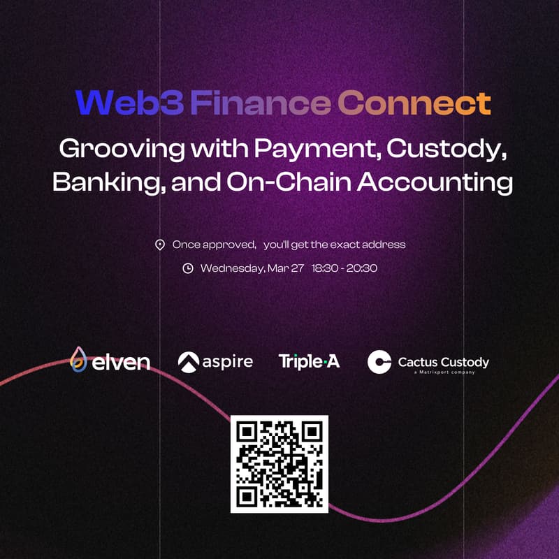 Cover Image for Web3 Finance Connect: Grooving with Payment, Custody, Banking, and On-Chain Accounting