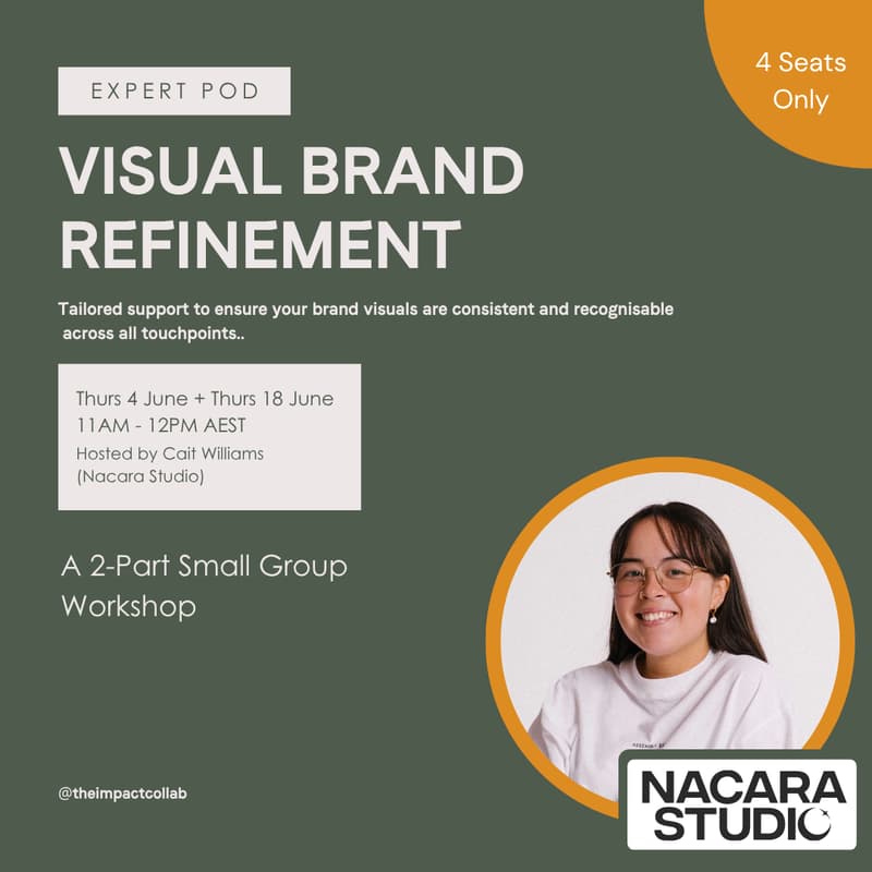 Cover Image for Visual Brand Refinement Expert Pod — with Cait Williams from Nacara Studio