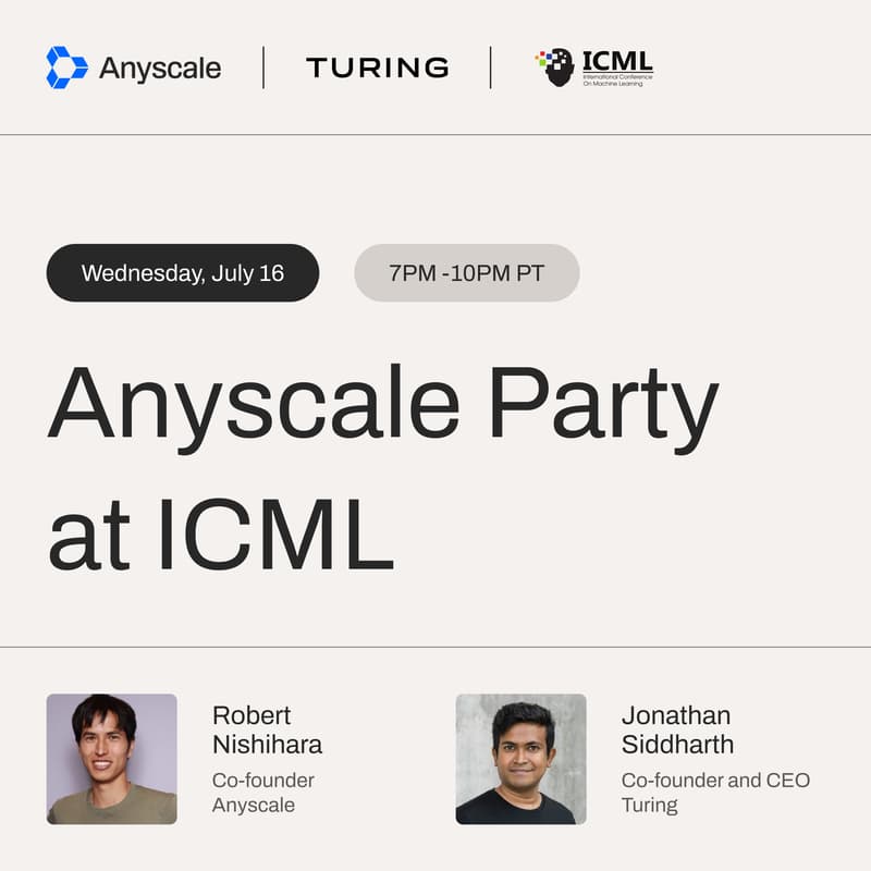 Cover Image for Anyscale Party at ICML