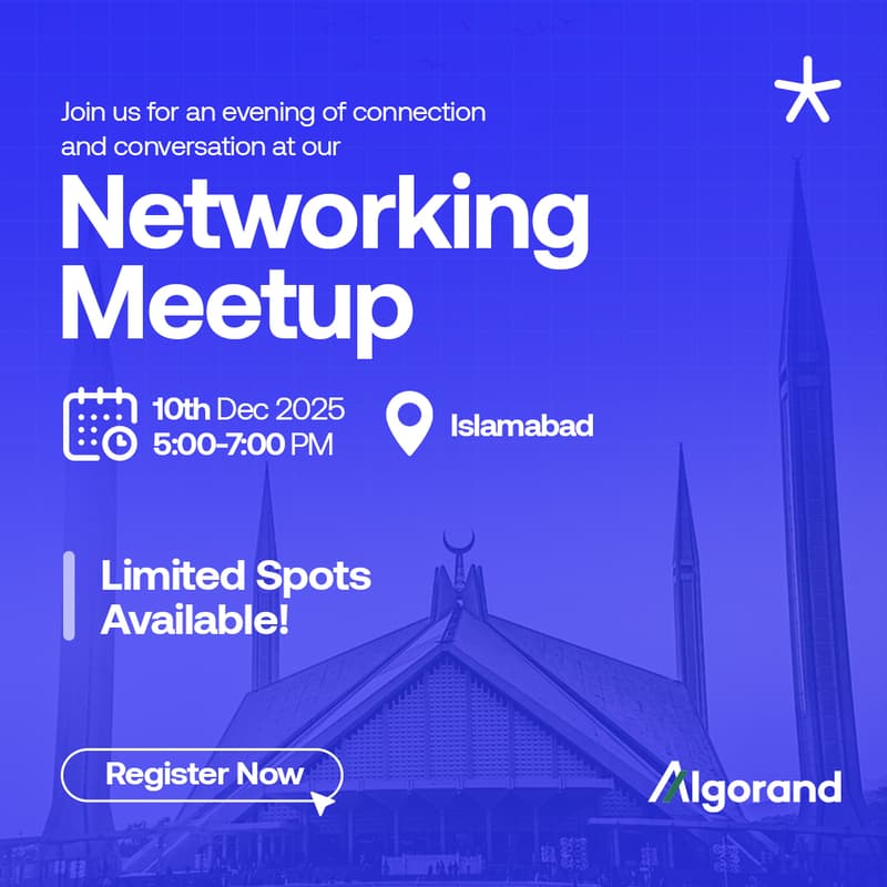 Cover Image for Algorand Builder's Connect - Islamabad