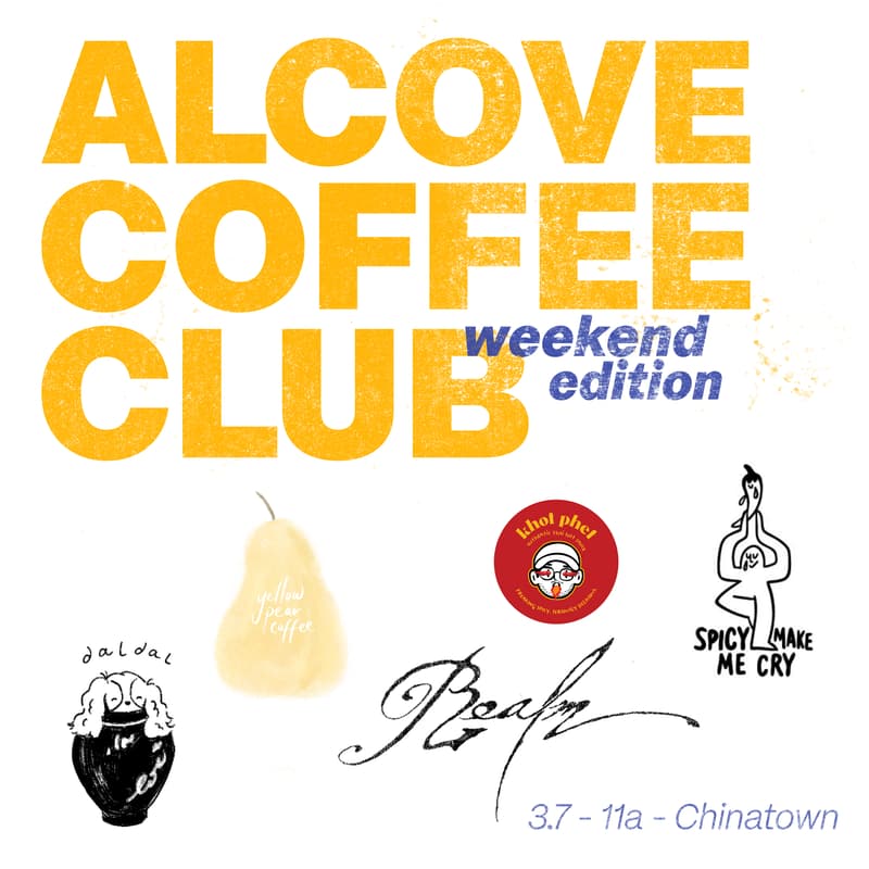 Cover Image for Alcove Coffee Club feat. Daldal, Realm, Yellow Pear & Spicy Make Me Cry