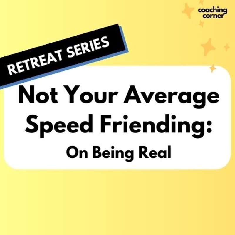 Cover Image for Not Your Average Speed Friending: Removing our Masks