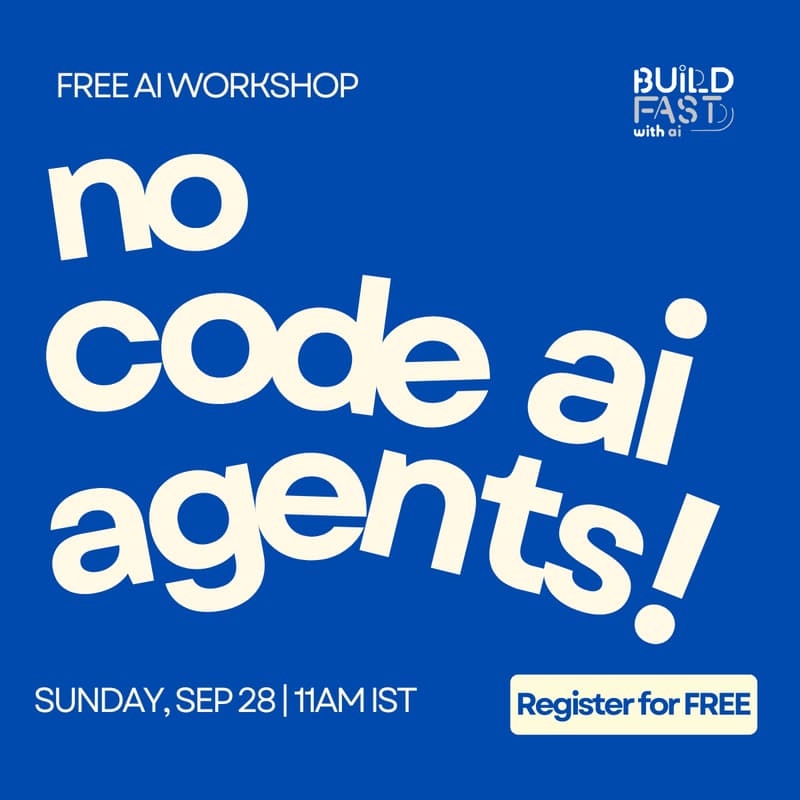 Cover Image for Build No Code AI Agents