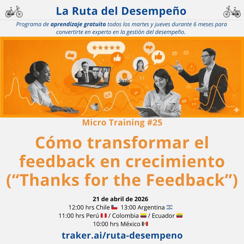 Cover Image for MicroTraining #25 Cómo transformar el feedback en crecimiento (“Thanks for the Feedback”)