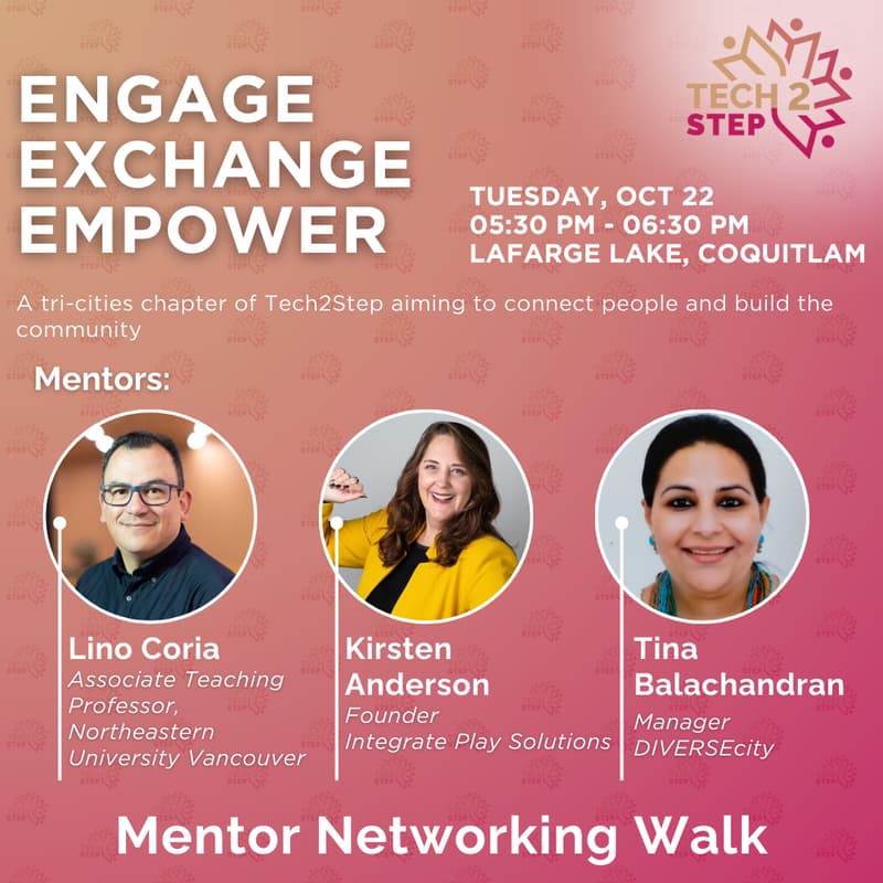 Cover Image for Tech2Step Presents: Engage, Exchange, Empower