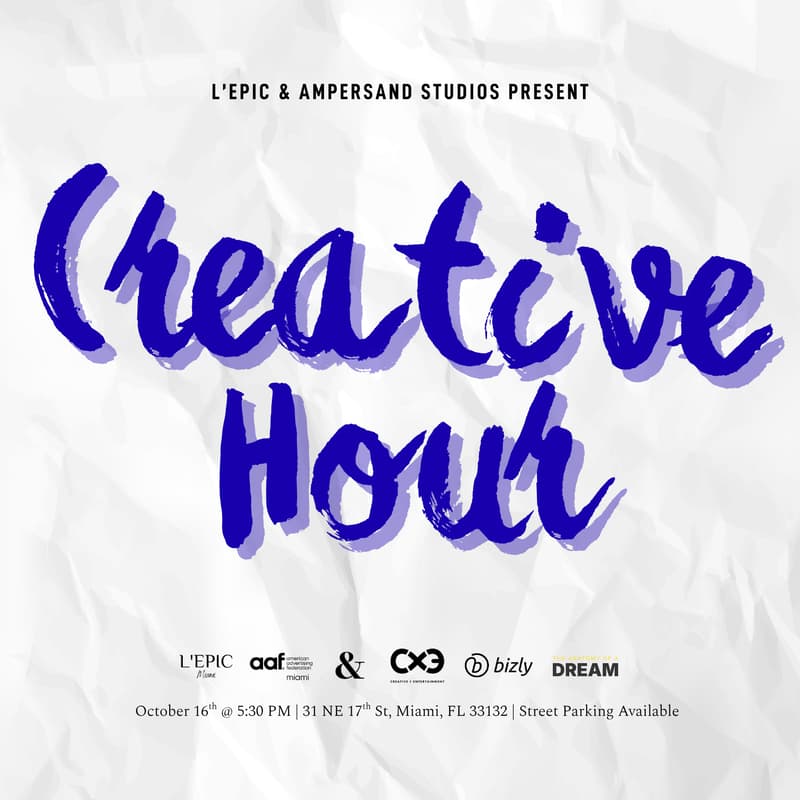 Cover Image for L'Epic & Ampersand Studios Present: Creative Hour
