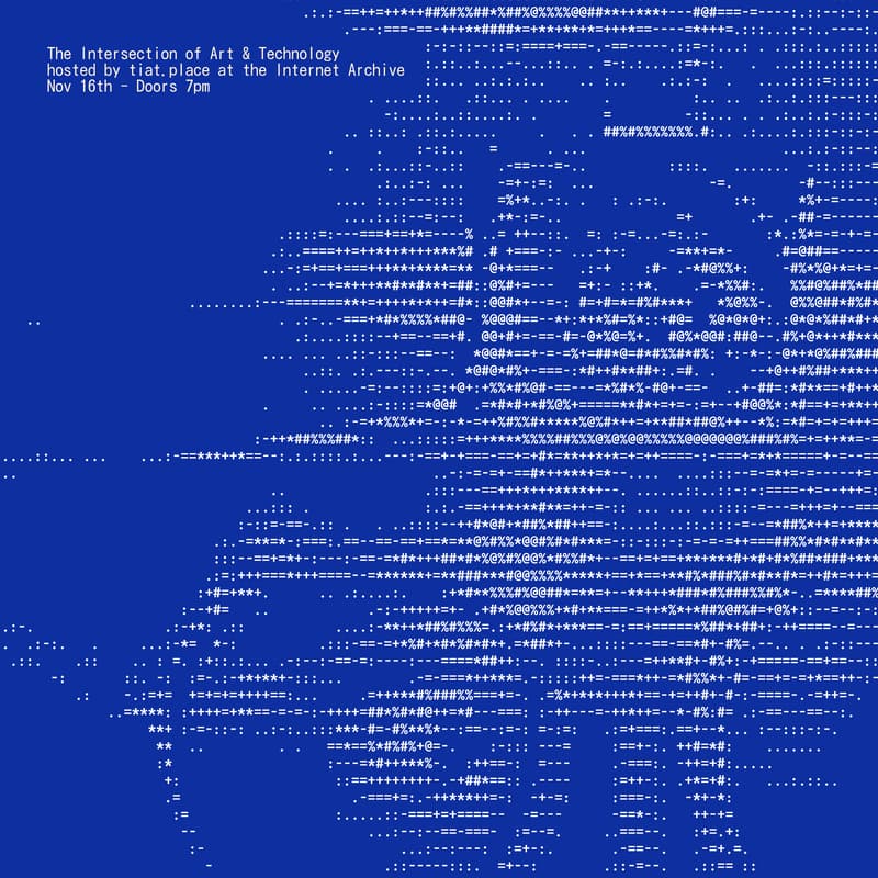 Cover Image for the intersection of art & technology #13