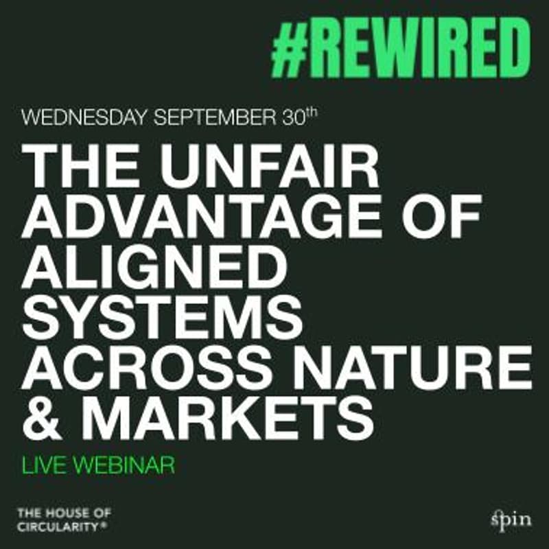 Cover Image for The Unfair Advantage of Aligned Systems across Nature, Markets, and Operations - LIVE WEBINAR