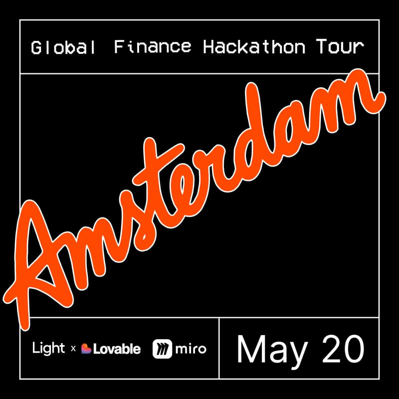 Cover Image for Light x Lovable x Miro Finance Hackathon