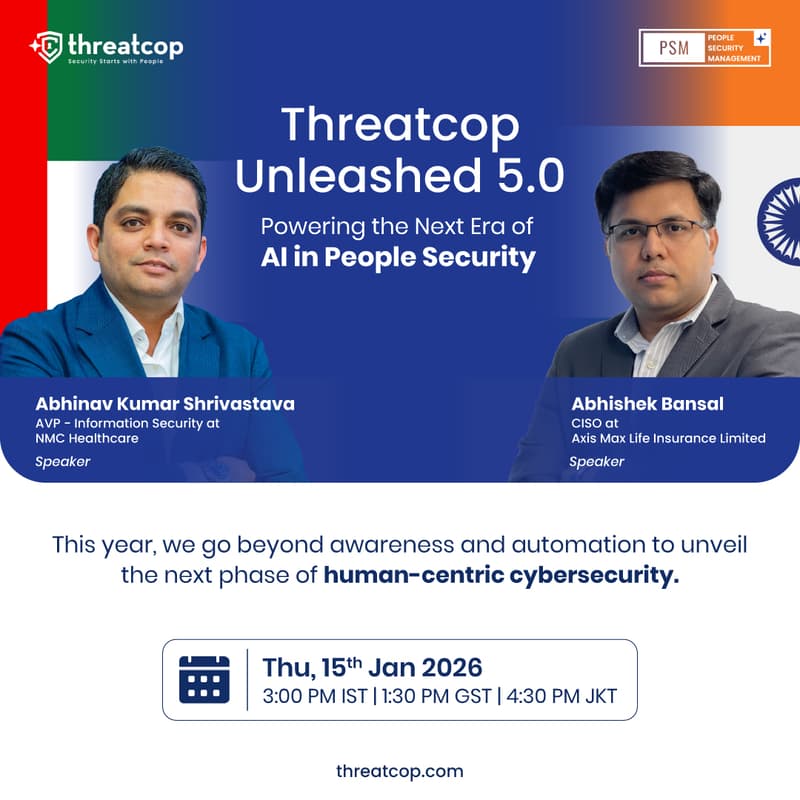 Cover Image for Threatcop Unleashed 5.0 – Powering the Next Era of AI in People Security