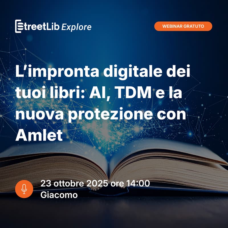 Cover Image for L’impronta digitale dei tuoi libri: AI, TDM e la nuova protezione con Amlet