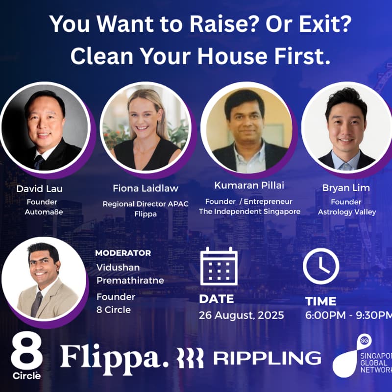 Cover Image for You Want to Raise? Or Exit? Clean Your House First.