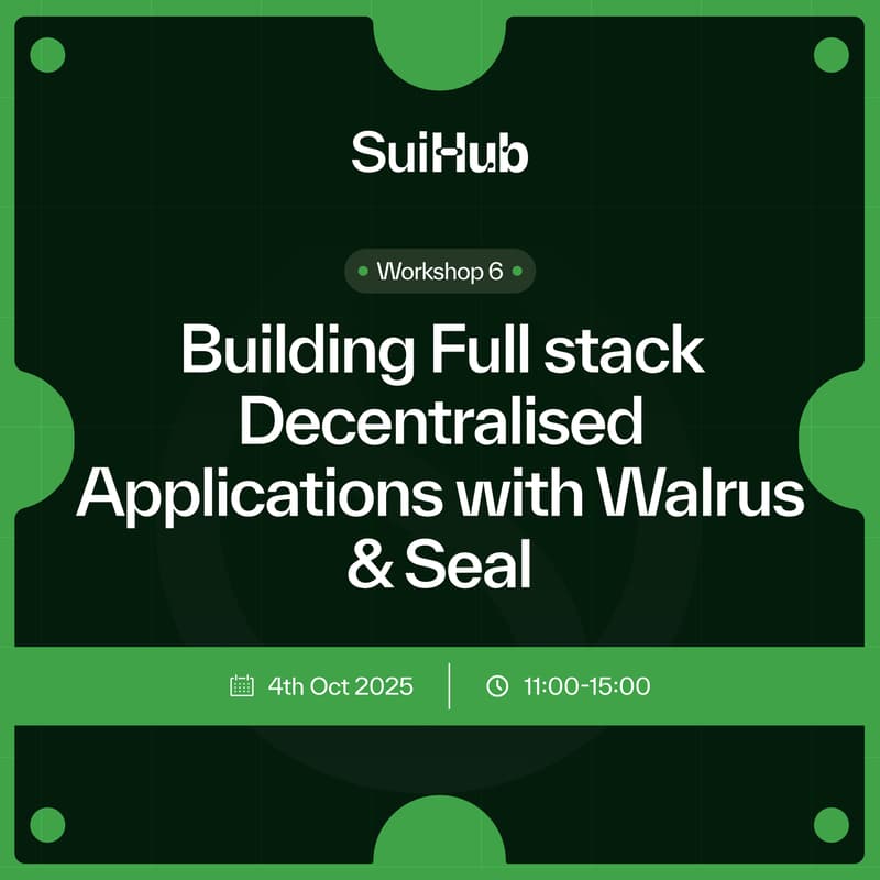 Cover Image for SuiHub Workshop Series