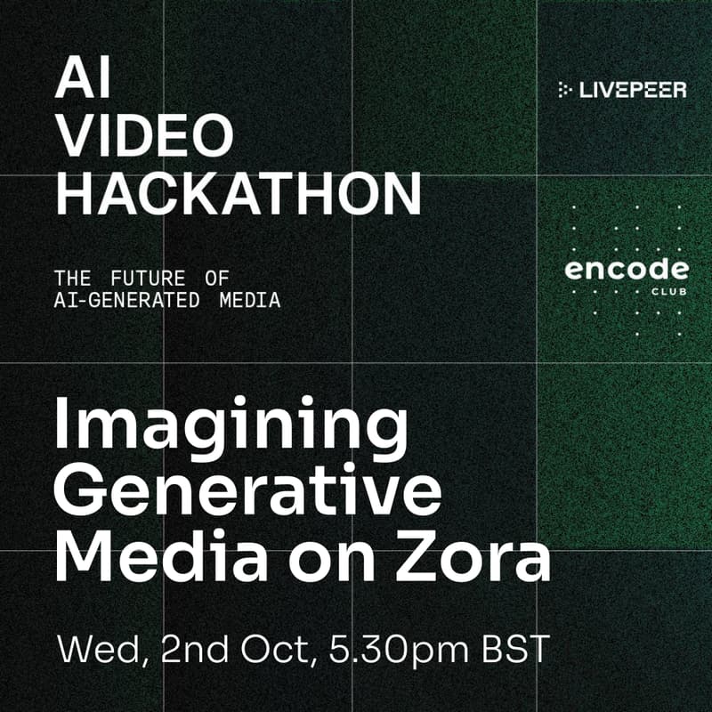 Cover Image for AI Video Hackathon: Imagining Generative Media on Zora