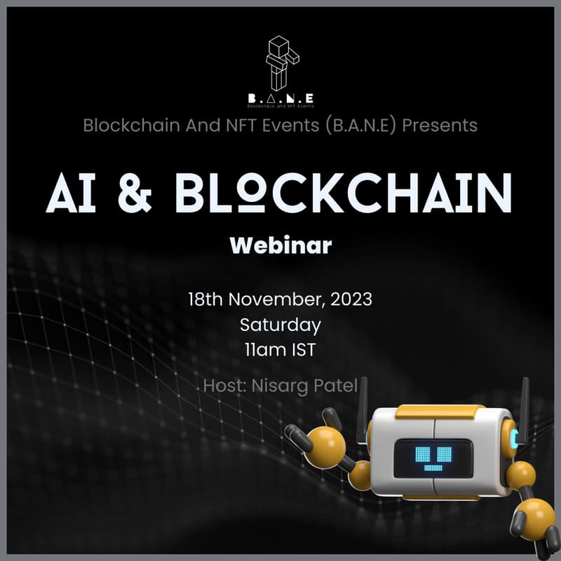 Cover Image for Webinar: AI & Blockchain