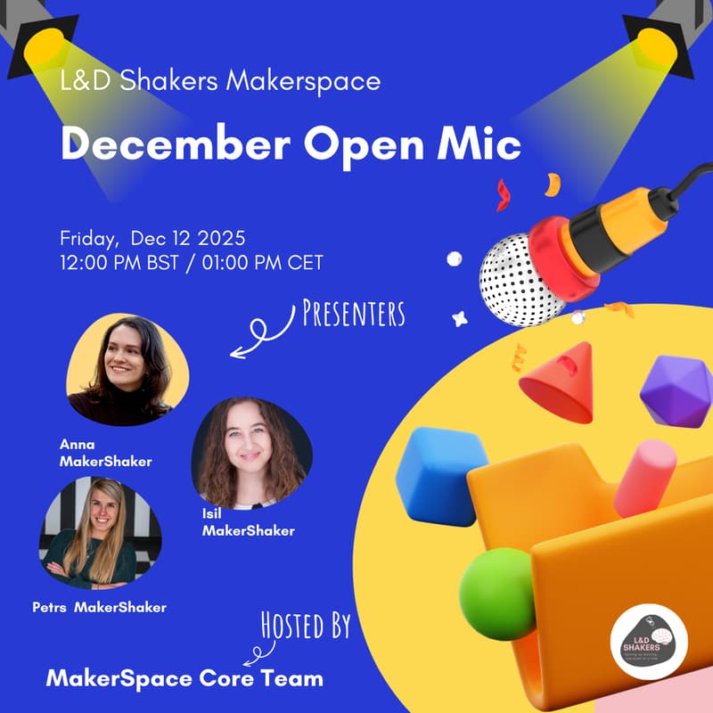 Cover Image for MakerShakers Dec OpenMic