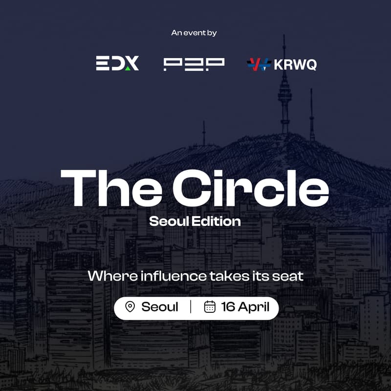 Cover Image for The Circle by P2P.org, EDX & KRWQ/IQ