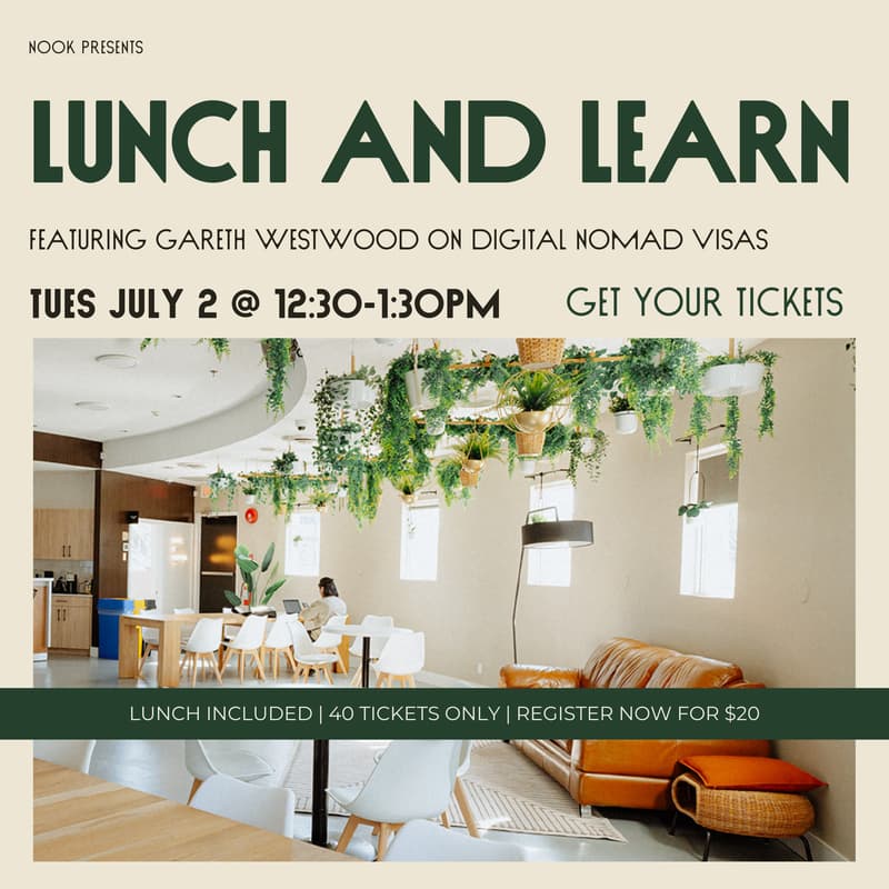 Cover Image for Lunch and Learn: How to be a Digital Nomad