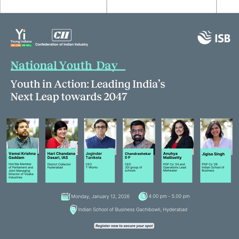 Panel discussion on 'Youth in Action: Leading India’s Next Leap towards ...