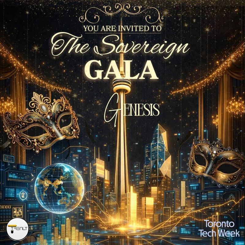 Cover Image for THE SOVEREIGN GALA: GENESIS - Toronto Tech Week's Biggest Event! - Black Tie, Masquerade Networking Social/Mixer