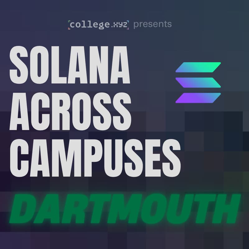 Cover Image for Solana Across Campuses - Dartmouth