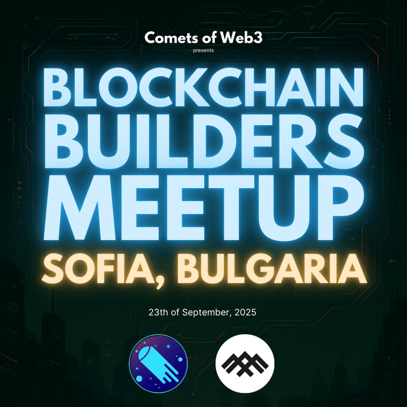 Cover Image for Blockchain Builders Meetup in Sofia with RavenDAO