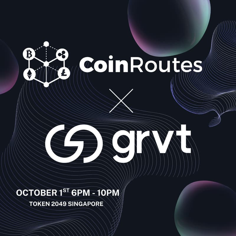 Cover Image for CoinRoutes X Grvt Exclusive Soirée TOKEN2049 Singapore