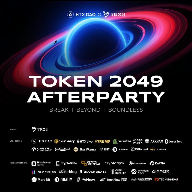 Cover Image for HTX DAO x TRON TOKEN 2049 AFTERPARTY