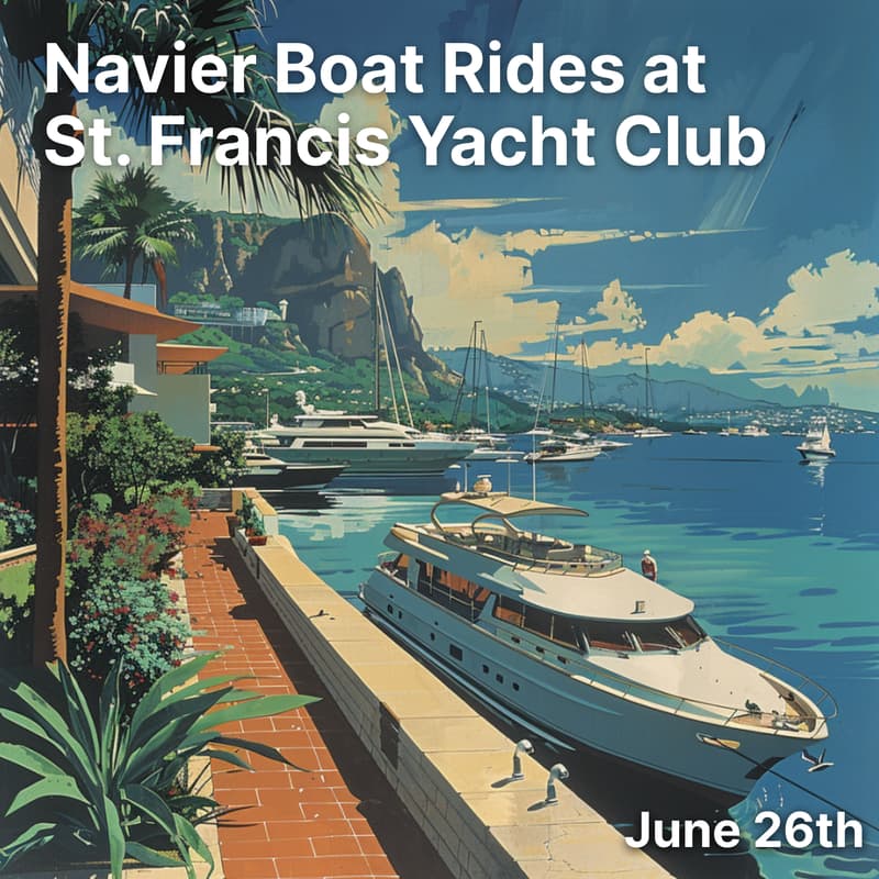 Cover Image for Navier Boat Rides at St. Francis Yacht Club