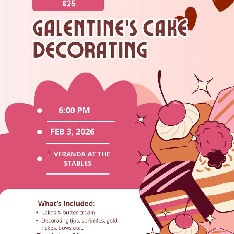 Cover Image for Galentine’s Cake Decorating