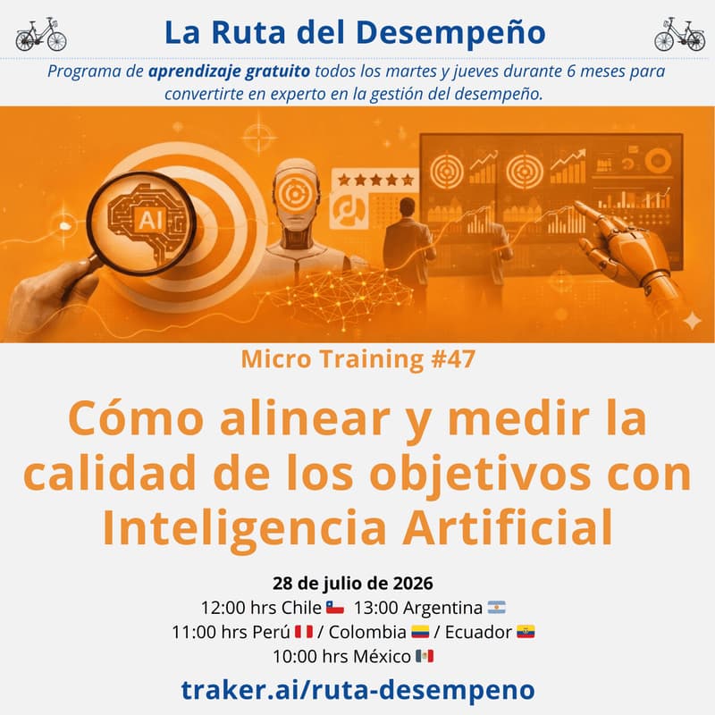 Cover Image for MicroTraining #47 Cómo alinear y medir la calidad de los objetivos con Inteligencia Artificial