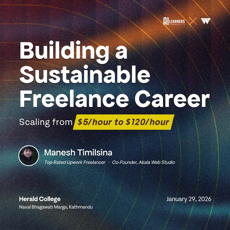Cover Image for TKK #31: Building a Sustainable Freelance Career(Scaling from $5/hour to $120/hour)