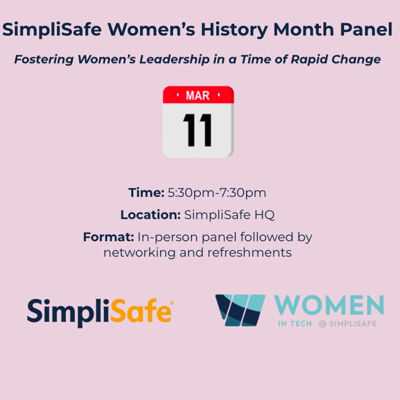 Cover Image for SimpliSafe Women's History Month Panel