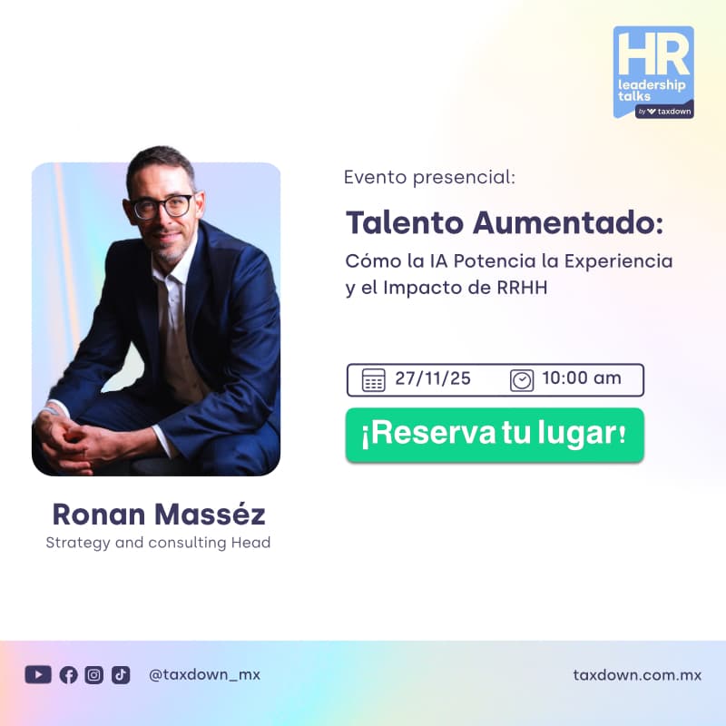 Cover Image for HR Leadership Talks presenta: Talento Aumentado: Cómo la IA Potencia la Experiencia y el Impacto de RRHH