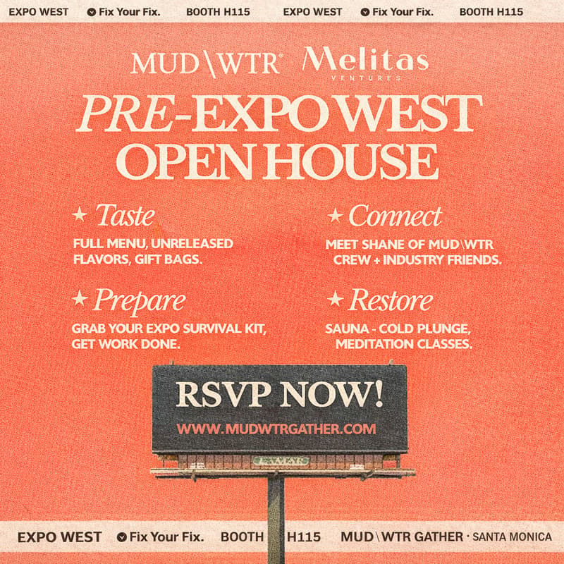 Cover Image for Pre Expo West Open House at MUD\WTR Gather