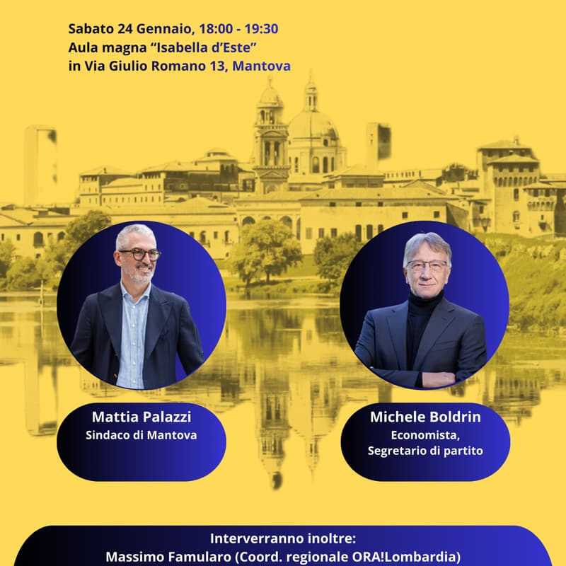 Cover Image for ORA! Mantova - Decrescita demografica, immigrazione e sicurezza