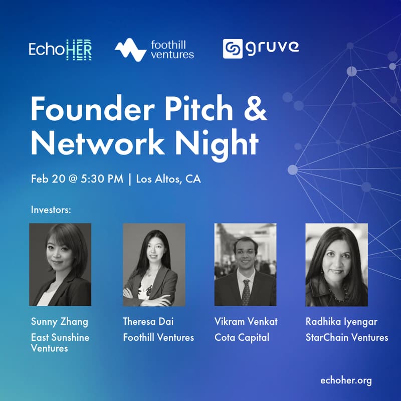 Cover Image for EchoHer Pitch & Network Night #8