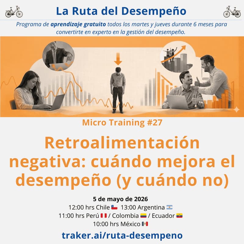 Cover Image for MicroTraining #27 Retroalimentación negativa: cuándo mejora el desempeño (y cuándo no)