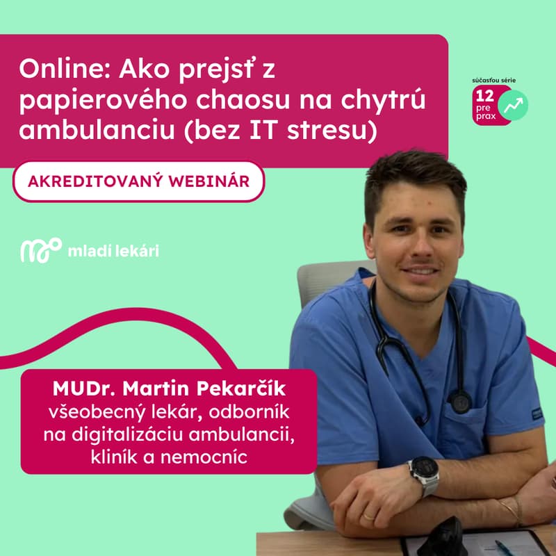 Cover Image for Online: Ako prejsť z papierového chaosu na chytrú ambulanciu (bez IT stresu)