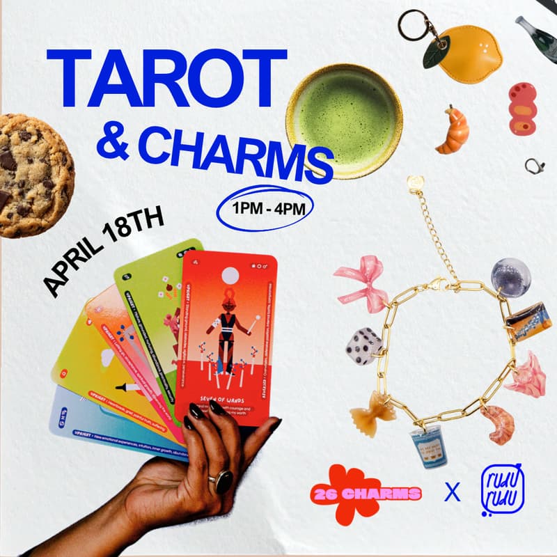 Cover Image for Tarot + Charm Bracelet Workshop ☕✨