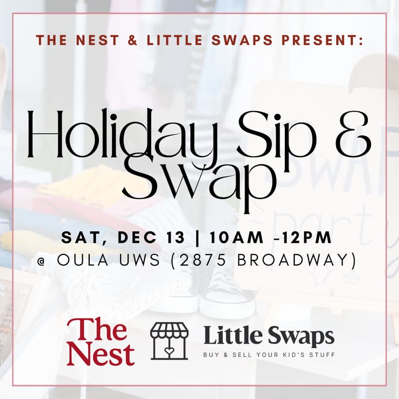 Cover Image for Holiday Sip & Swap  | The Nest x Little Swaps