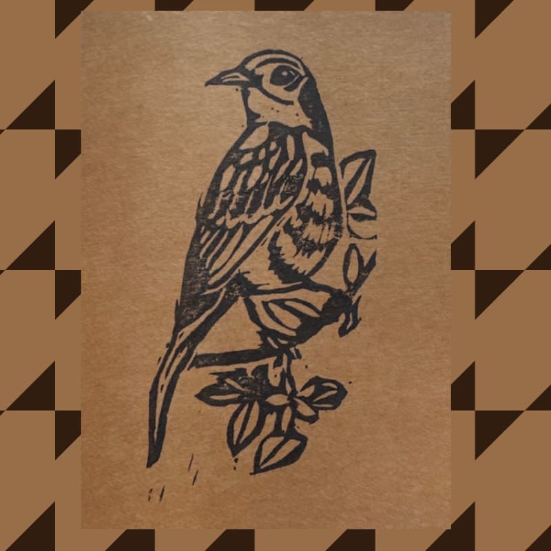 Cover Image for Linocut Printmaking 101