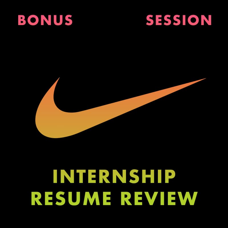 Cover Image for Nike Internship Resume Review Session