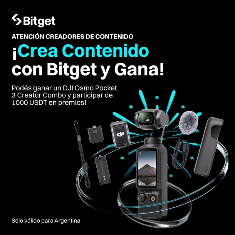 Foto de portada de Creá contenido con Bitget y ganá