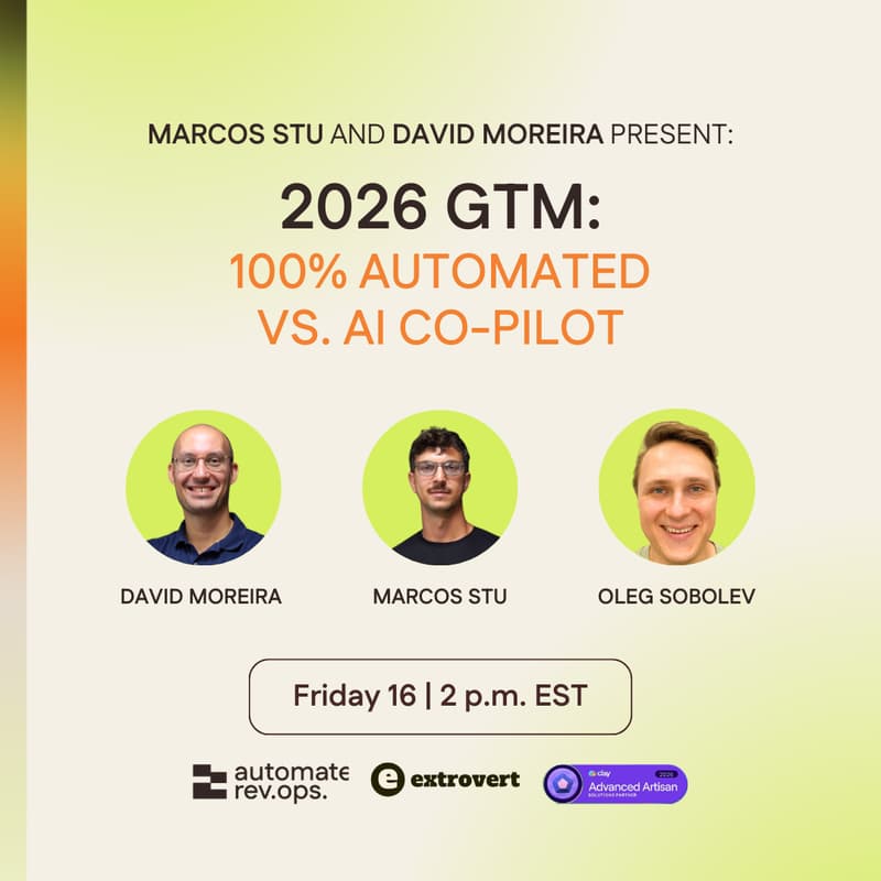 Cover Image for 2026 GTM: 100% Automated vs. AI Co-pilot